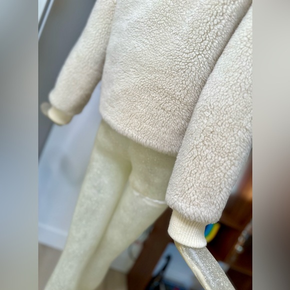 J.Crew Women’s Ivory Sherpa Teddy Zip-Up Jacket w/ Pockets. Size XXS - Picture 4 of 13